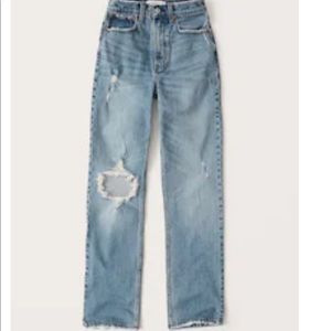 Abercrombie 90s High Rise Straight Jeans